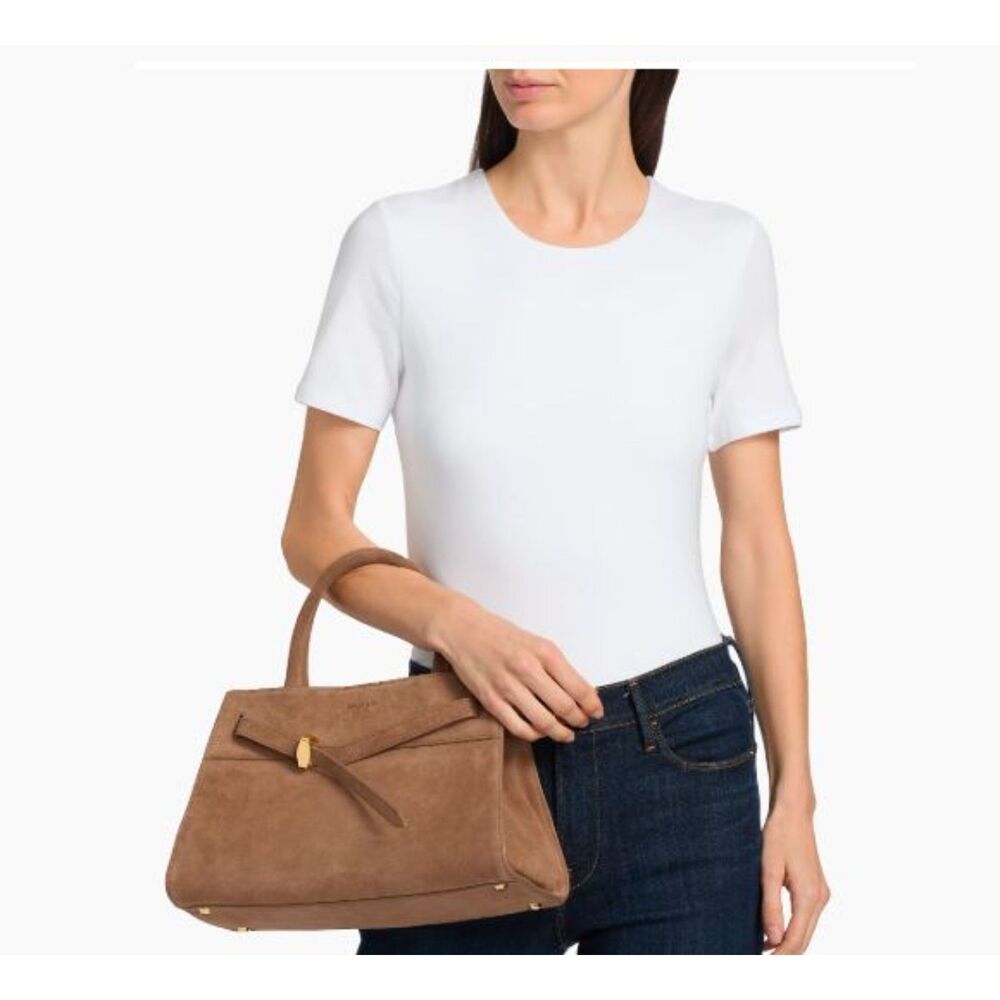 Veronica Beard Women's Benedict Slim-Fit T-Shirt White Sz M NWT 198